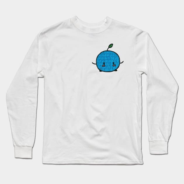 Junimo [Blue] Long Sleeve T-Shirt by NeedlePig